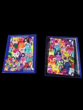 Emma Schonenberg "Cats' True Colors" Jigsaw Puzzle 1000 Piece